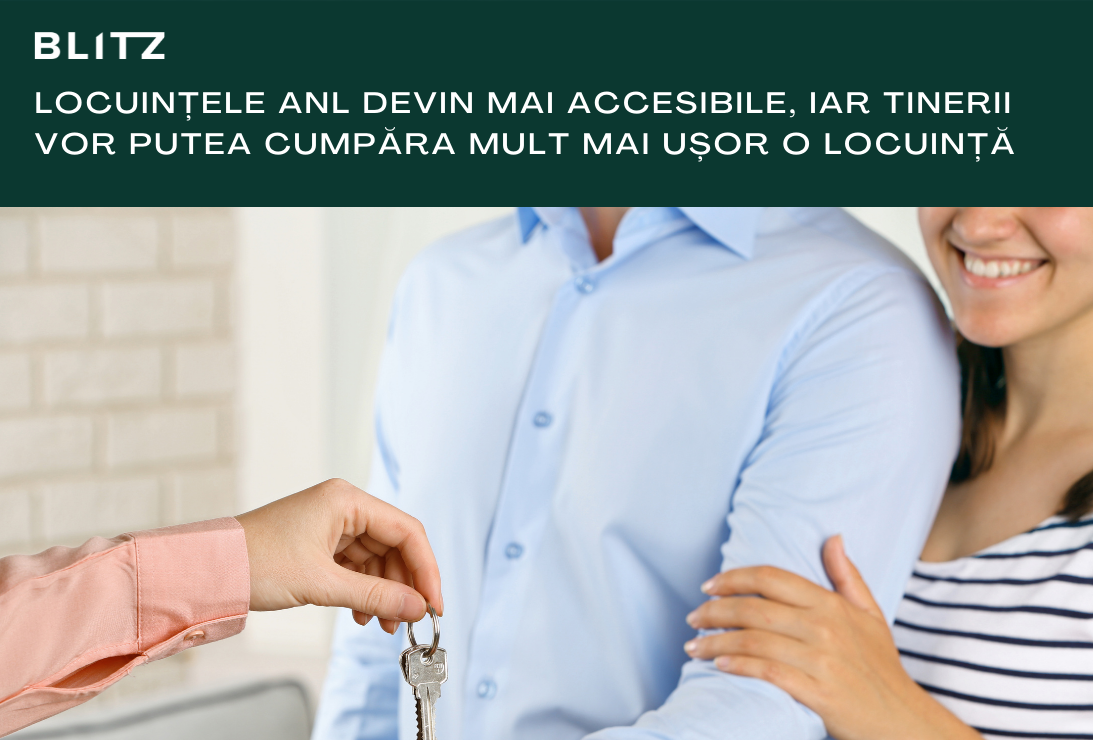 Locuințele ANL devin mai accesibile, iar tinerii vor putea cumpăra mult mai ușor o locuință