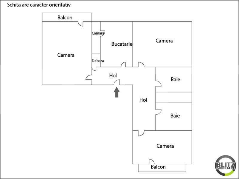 Apartament de vânzare 3 camere Marasti - 1000AV | BLITZ Cluj-Napoca | Poza14