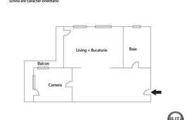 Apartament de vanzare, 2 camere, 57 mp, zona strazii Eroilor! Imobil nou!