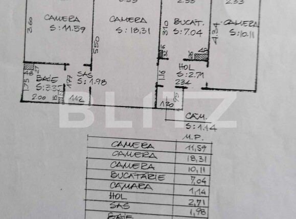 Apartament de vânzare 3 camere Semicentral - 100106AV | BLITZ Cluj-Napoca | Poza1