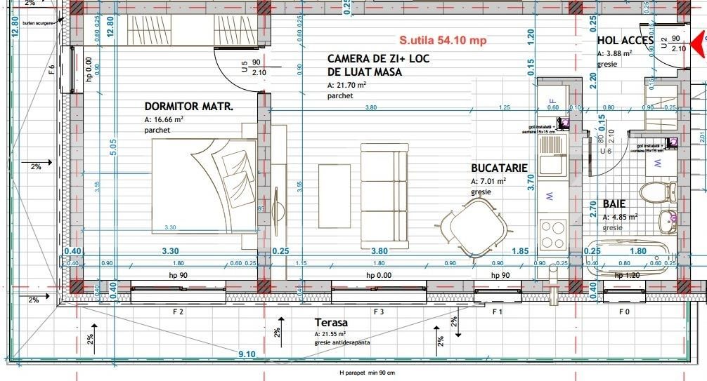 Apartament de vânzare 2 camere Floreşti - 100212AV | BLITZ Cluj-Napoca | Poza1