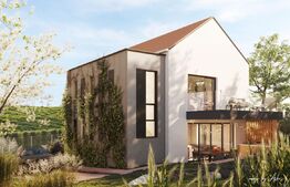 Casa individuala 120 mp, teren de 421 mp, la intrare in Chinteni