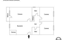 3 camere, decomandat, 65 mp utili, boxa la subsol, renovat, zona Piata Marasti!