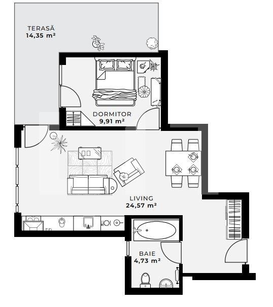 Apartament de vânzare 2 camere Gheorgheni - 100620AV | BLITZ Cluj-Napoca | Poza4