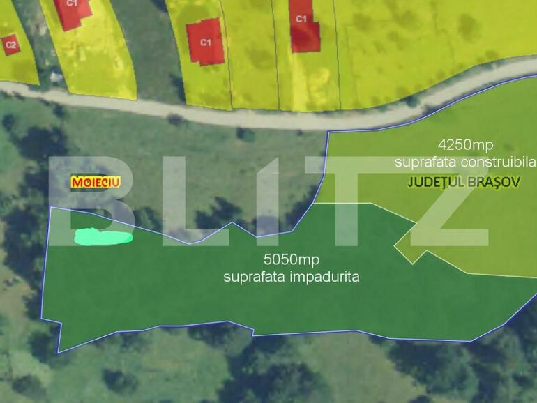 Teren de vânzare Moieciu - 100631TV | BLITZ Brașov | Poza1