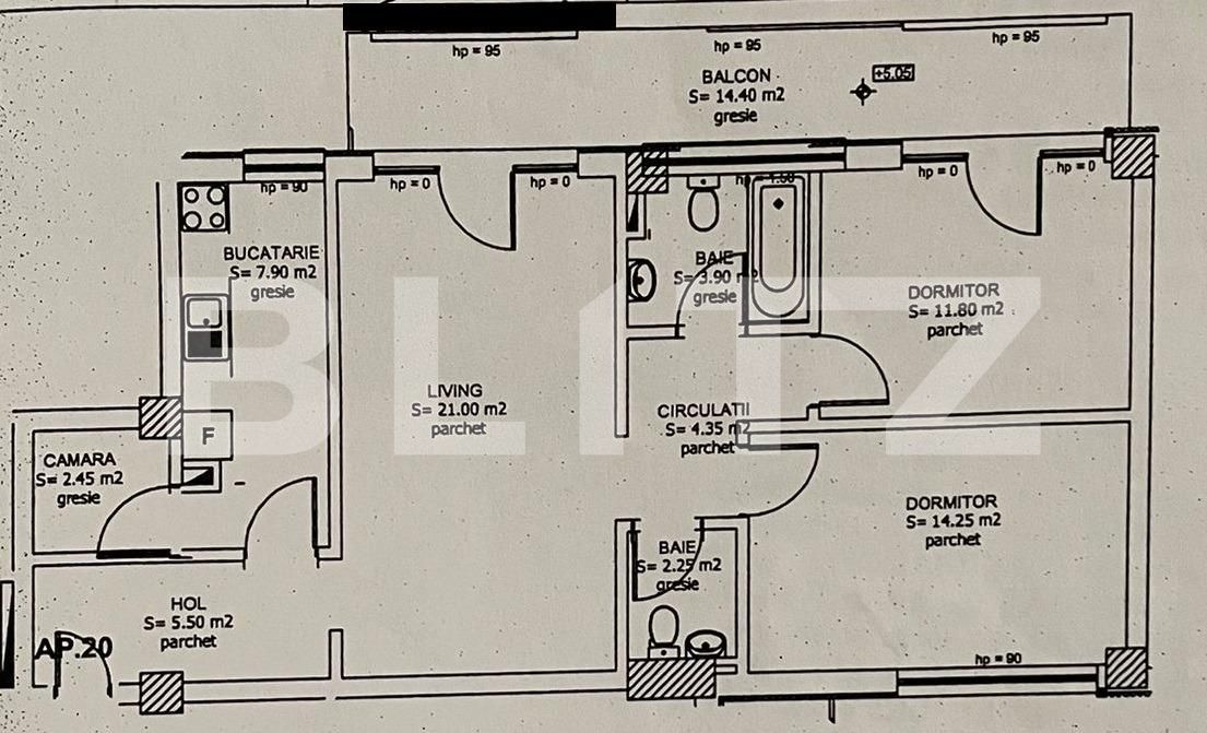 Apartament de vânzare 3 camere Grigorescu - 100889AV | BLITZ Cluj-Napoca | Poza7
