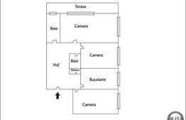 3 camere, 65 mp, decomandat, terasa, zona strazii Observatorului