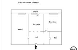 2 camere decomandate, 58,78 mp utili, garaj si boxa la subsol, zona linistita!