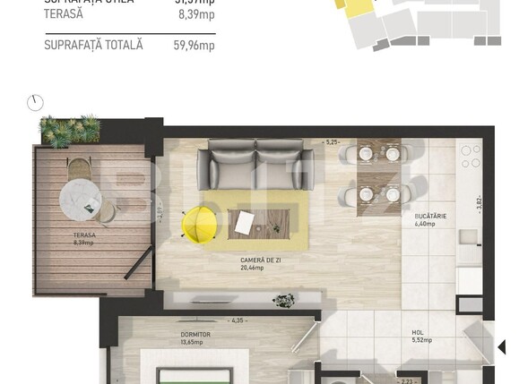 Apartament de vânzare 2 camere Central - 100956AV | BLITZ Cluj-Napoca | Poza5