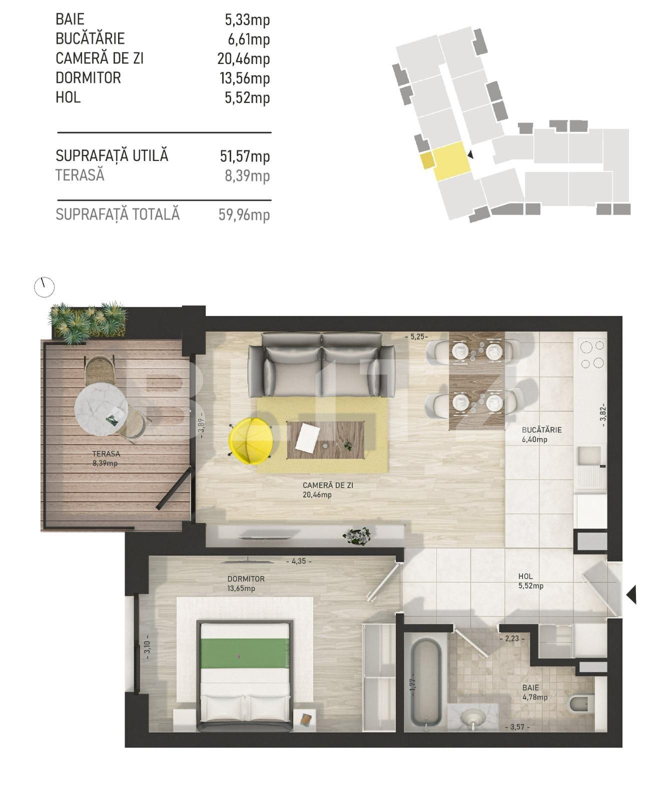 Apartament de vânzare 2 camere Central - 100956AV | BLITZ Cluj-Napoca | Poza5