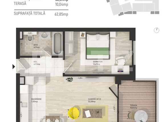 Apartament de vânzare 2 camere Central - 100963AV | BLITZ Cluj-Napoca | Poza4