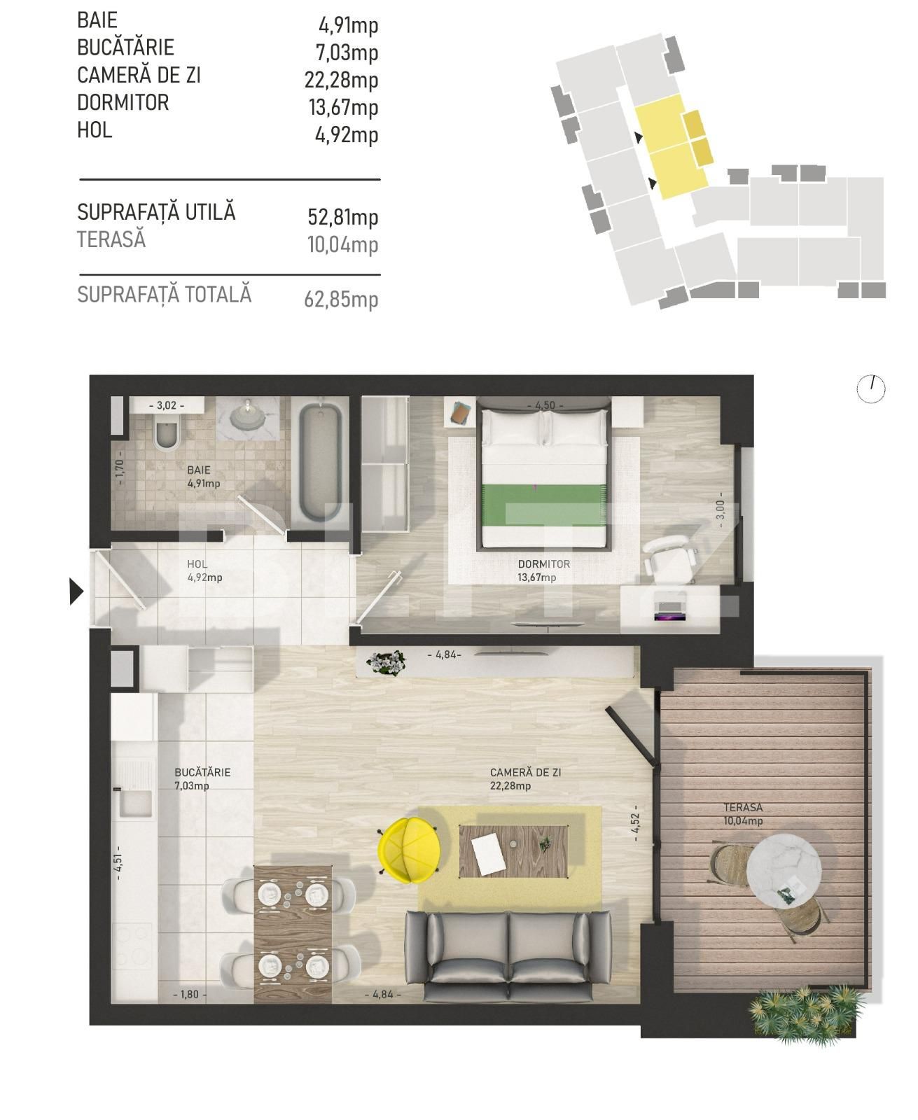 Apartament de vânzare 2 camere Central - 100963AV | BLITZ Cluj-Napoca | Poza4