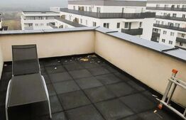 Garsoniera de 30 mp, terasa, etaj intermediar, 2 parcari subterane, zona Vivo