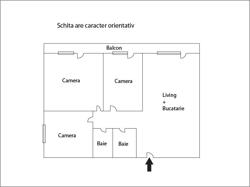 Apartament de vânzare 4 camere Bună Ziua - 1011AV | BLITZ Cluj-Napoca | Poza1