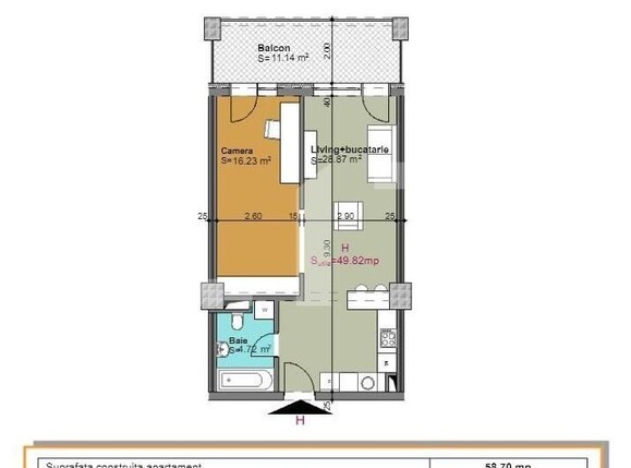 Apartament de vânzare 2 camere Gheorgheni - 101115AV | BLITZ Cluj-Napoca | Poza12