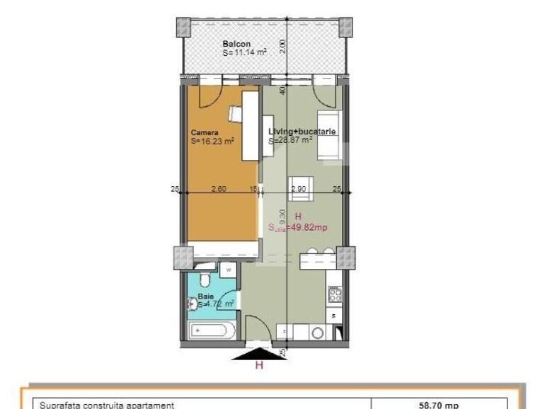 Apartament de vânzare 2 camere Gheorgheni - 101115AV | BLITZ Cluj-Napoca | Poza1