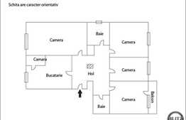Vanzare 4 camere, 80 mp utili, decomandat, zona P-ta Zorilor, cu boxa si parcare