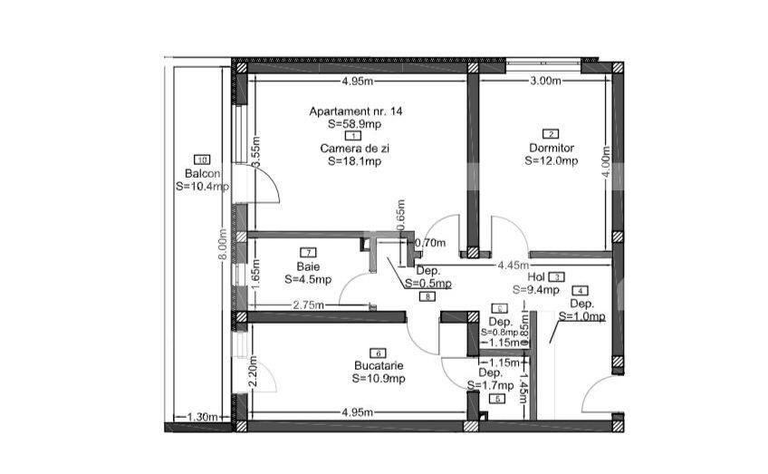 Apartament de vânzare 2 camere Floreşti - 101283AV | BLITZ Cluj-Napoca | Poza1