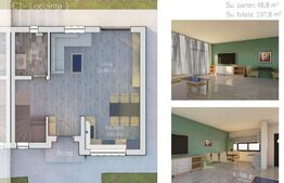 Duplex in ansamblu privat, 108mp utili, teren 200mp, zona Catanelor 