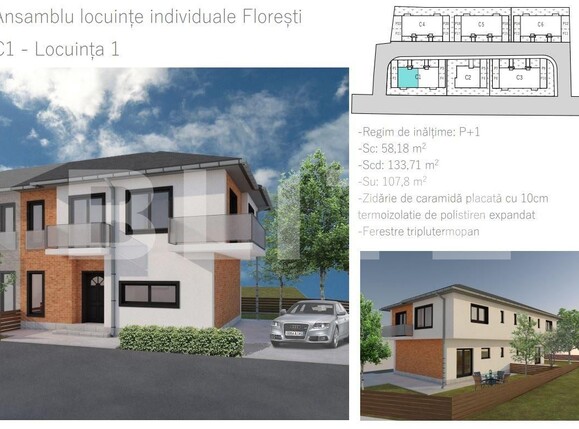 Casa de vânzare 3 camere Floreşti - 101289CV | BLITZ Cluj-Napoca | Poza1