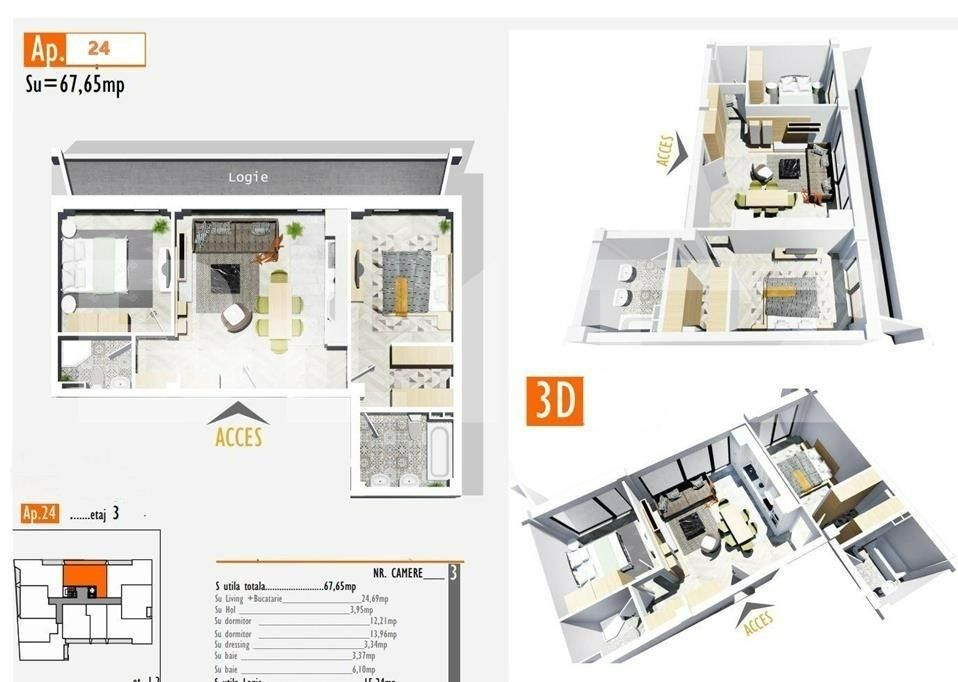 Apartament de vânzare 3 camere Marasti - 101294AV | BLITZ Cluj-Napoca | Poza6