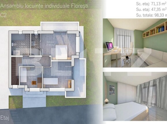 Casa de vânzare 3 camere Floreşti - 101298CV | BLITZ Cluj-Napoca | Poza2