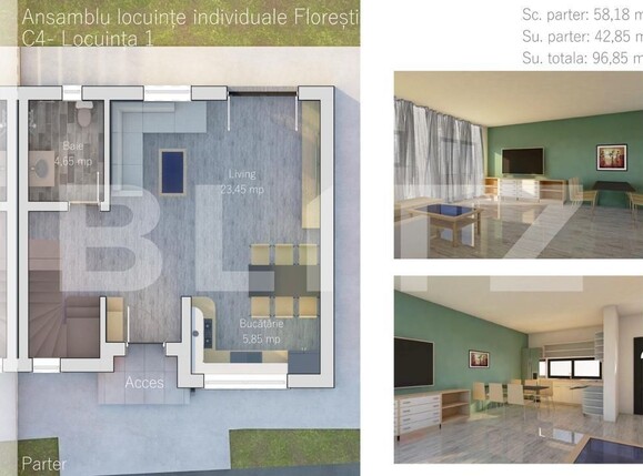 Casa de vânzare 3 camere Floreşti - 101298CV | BLITZ Cluj-Napoca | Poza3