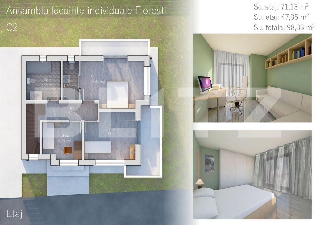 Casa de vânzare 3 camere Floreşti - 101298CV | BLITZ Cluj-Napoca | Poza2