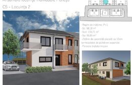 Duplex 99 mp utili, teren 200mp, ansamblu privat, zona Catanelor