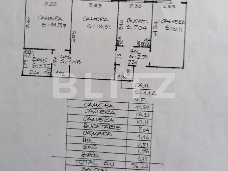 Apartament de vânzare 3 camere Semicentral - 101416AV | BLITZ Cluj-Napoca | Poza1