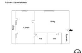 Vanzare 2 camere la mansarda, 75 mp utili, zona Hasdeu, cu terasa, imobil nou