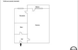 Vanzare apartament 1 camera, 22 mp, zona Expo Transilvania