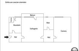 De vanzare 2 camere, 48 mp uitili, semidecomandat, zona Iulius Mall!