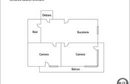 Vanzare 2 camere, decomandat, 51 mp, imobil nou, parcare, zona Piata 1 Mai!