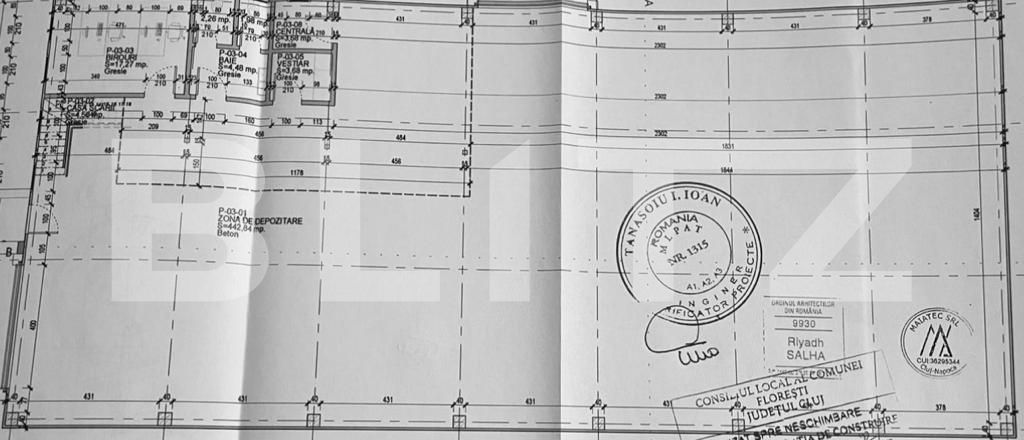 Spațiu industrial de vânzare Floreşti - 101703SVI | BLITZ Cluj-Napoca | Poza1