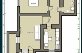 Apartament 2 camere, modern/lux, 54 mp, etaj intermediar, zona Florilor