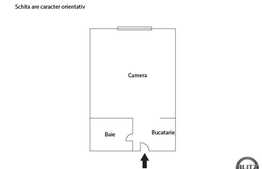 Vanzare garsoniera, 22 mp, etaj intermediar, 1 parcare, zona strazii Fabricii!