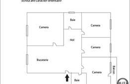 Zona Golden Tulip, apartament de vanzare 4 camere, recent renovat. Boxa inclusa!