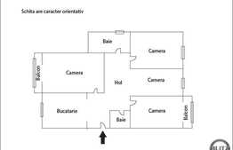 4 camere, 90 mp, boxa la subsol, loc de parcare, garaj, zona strazii Pasteur