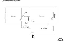 Vanzare 2 camere, decomandat, 56 mp, 1 boxa la subsol, zona strazii Teleorman!