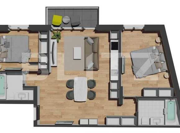 Apartament de vânzare 3 camere Floreşti - 102163AV | BLITZ Cluj-Napoca | Poza5