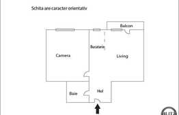 Vanzare 2 camere, imobil finalizat in 2013, zona Calea Turzii, 51.23 mp utili