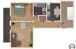 Vanzare 1 camera, decomandat, 37 mp, parcare, zona linistita! Imobil nou 2014!