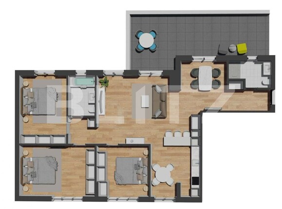 Apartament de vânzare 4 camere Floreşti - 102243AV | BLITZ Cluj-Napoca | Poza4