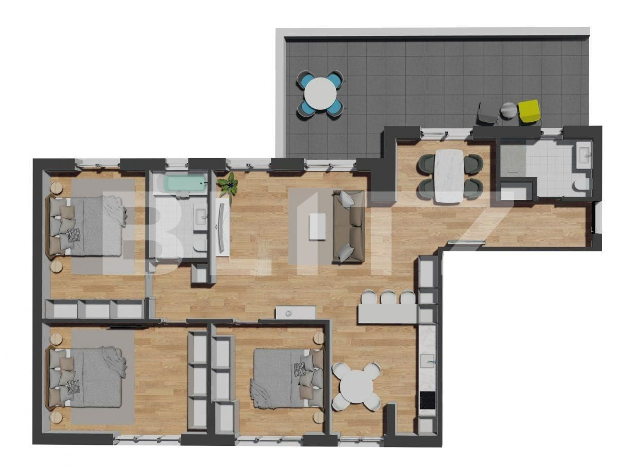 Apartament de vânzare 4 camere Floreşti - 102243AV | BLITZ Cluj-Napoca | Poza4