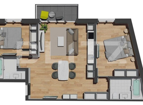 Apartament de vânzare 3 camere Floreşti - 102352AV | BLITZ Cluj-Napoca | Poza4