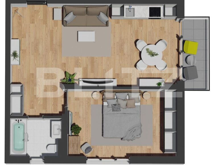 Apartament de vânzare 2 camere Floreşti - 102357AV | BLITZ Cluj-Napoca | Poza1