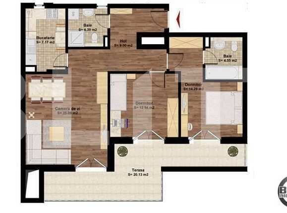 Apartament de vânzare 3 camere Marasti - 1024AV | BLITZ Cluj-Napoca | Poza2