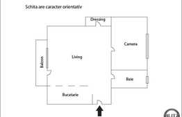 Vanzare 2 camere, 58 mp utili, finisat, imobil nou, zona linistita!