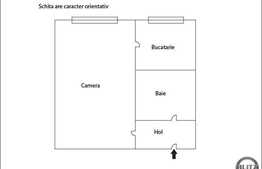 1 camera, 25 mp, mobilata dragut, in zona Pasteur